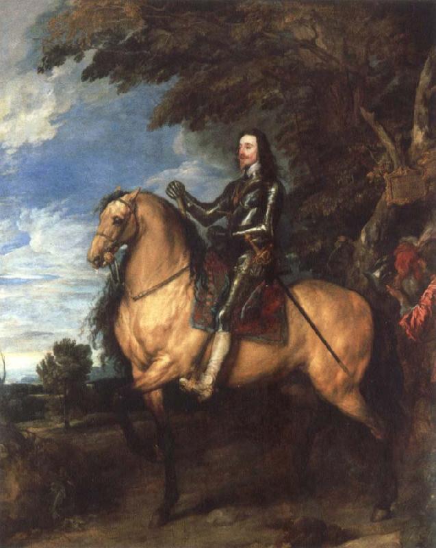 Anthony Van Dyck equestrian porrtait of charles l oil painting picture